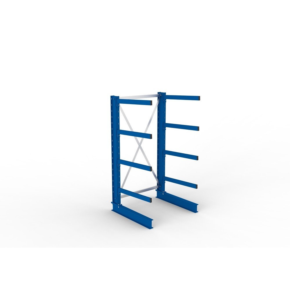 N° de l'image du produit 4 : Rayonnage cantilever META, module de base, unilatéral, capacité de charge par bras 250 kg, H x l x P 2 000 x 1 103 x 1 030 mm