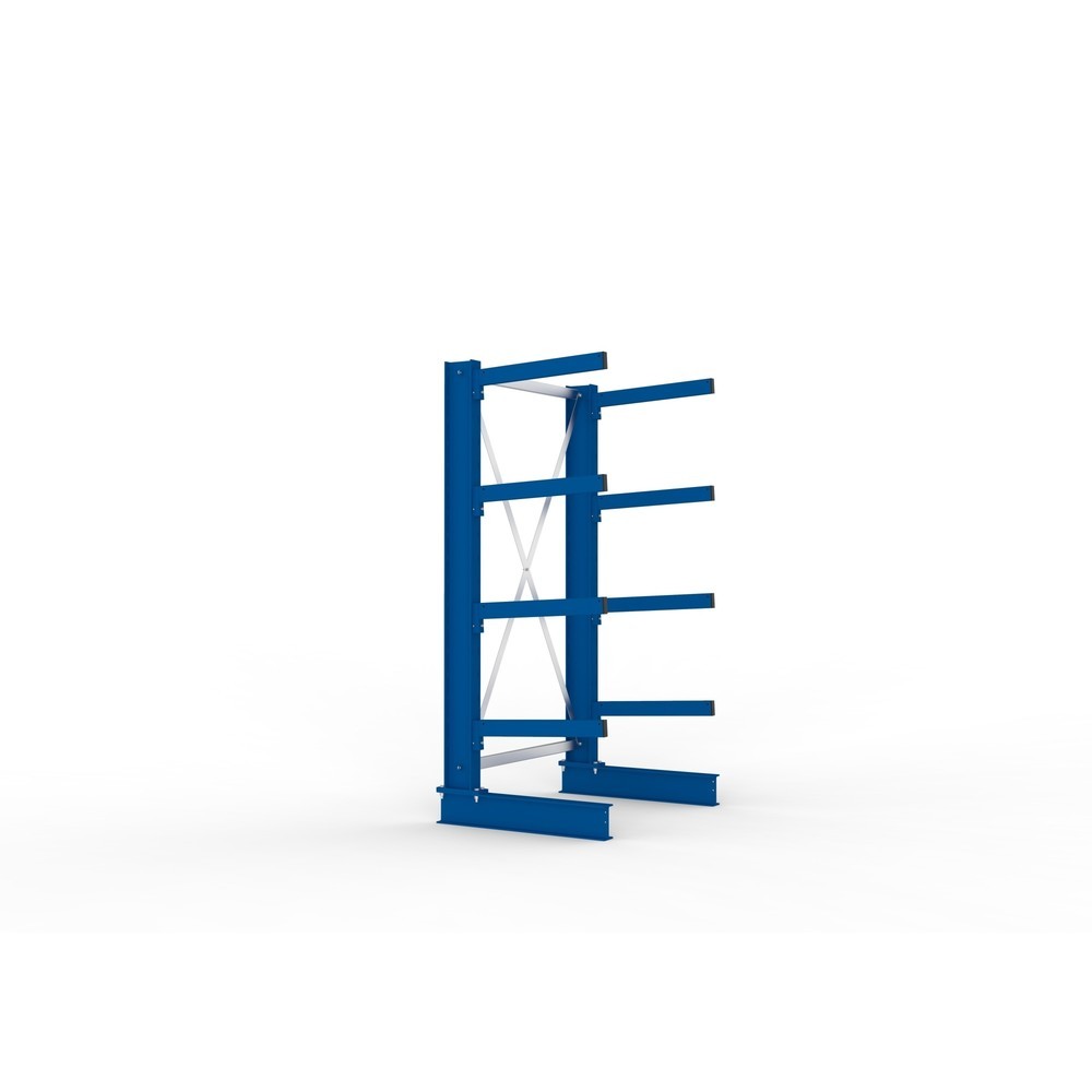 N° de l'image du produit 2 : Rayonnage cantilever META, module de base, unilatéral, capacité de charge par bras 250 kg, H x l x P 2 000 x 1 103 x 830 mm