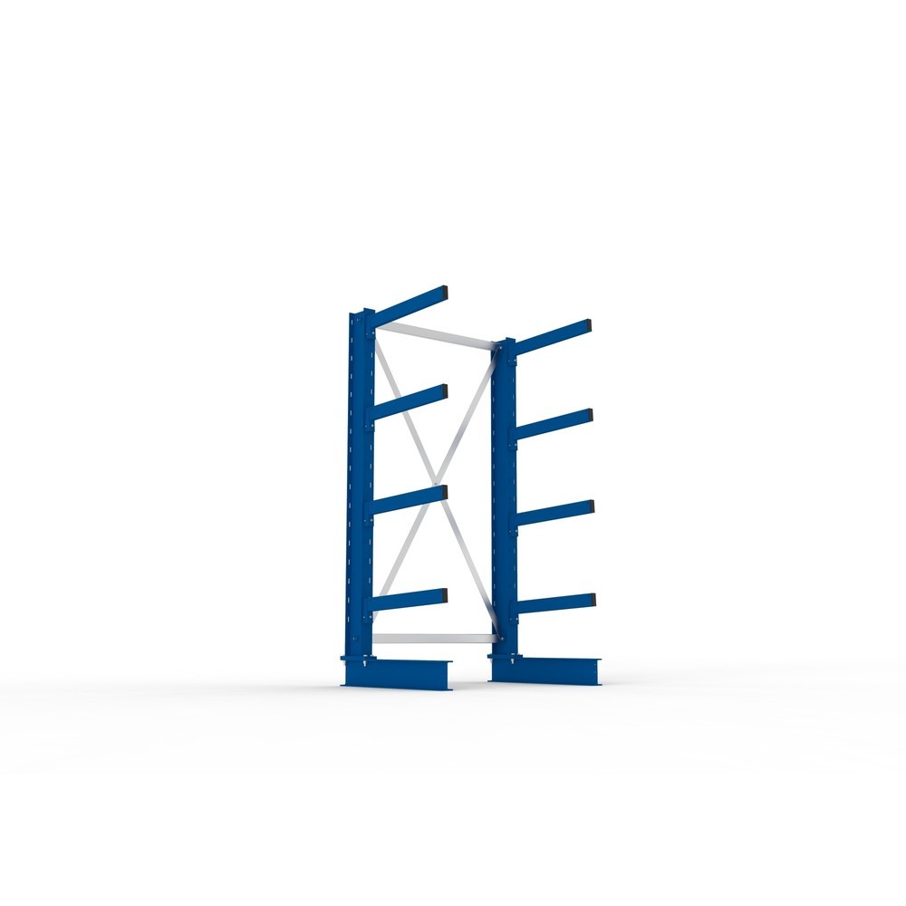 N° de l'image du produit 3 : Rayonnage cantilever META, module de base, unilatéral, capacité de charge par bras 250 kg, H x l x P 2 000 x 1 103 x 830 mm