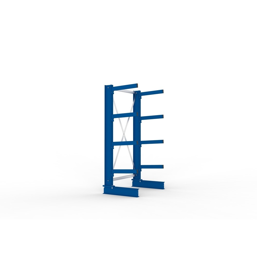 N° de l'image du produit 2 : Rayonnage cantilever META, module de base, unilatéral, capacité de charge par bras 430 kg, H x l x P 2 000 x 1 103 x 730 mm