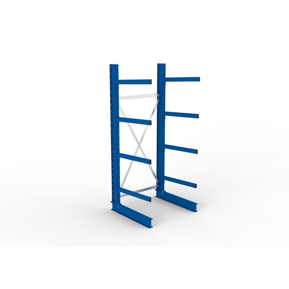 N° de l'image du produit 2 : Rayonnage cantilever META, module de base, unilatéral, capacité de charge par bras 250 kg, H x l x P 2 500 x 1 103 x 1 030 mm