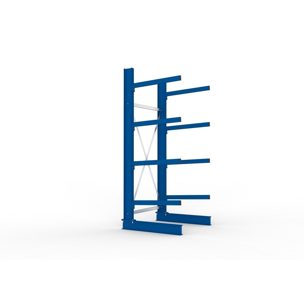 N° de l'image du produit 4 : Rayonnage cantilever META, module de base, unilatéral, capacité de charge par bras 250 kg, H x l x P 2 500 x 1 103 x 1 030 mm