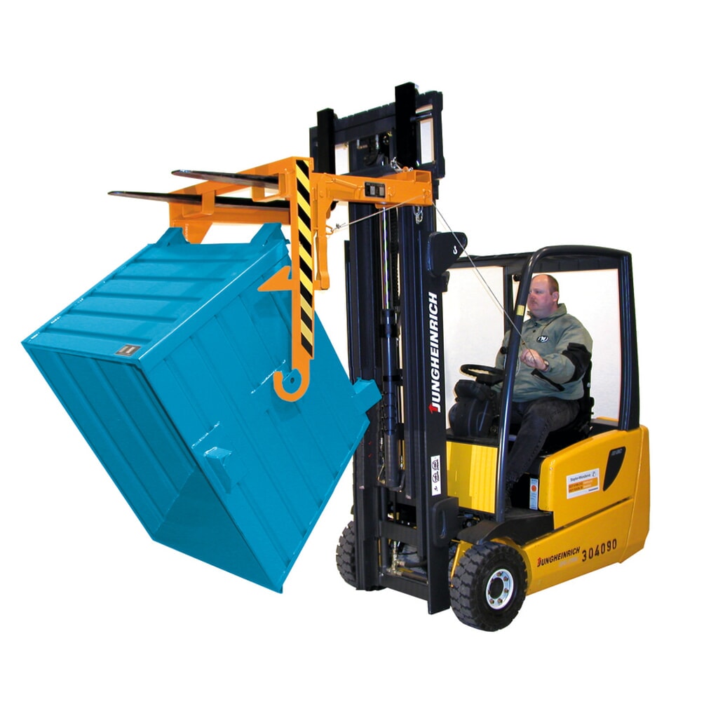 Produktabbildung Nr. 2: Traverse für Bauer® Stapelbarer Kippbehälter, Volumen 0,3 m³, RAL 5012 lichtblau