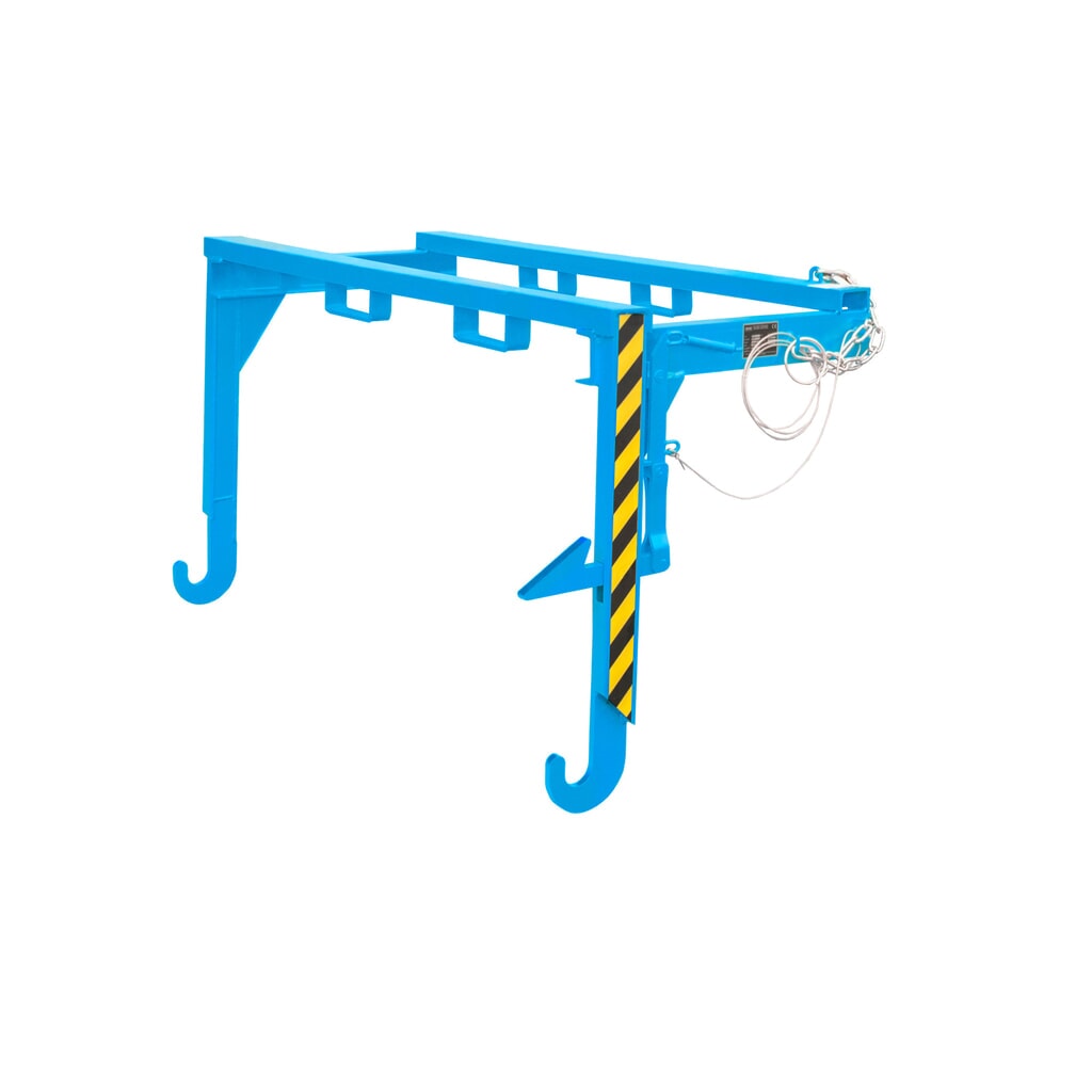 Traverse für Bauer® Stapelbarer Kippbehälter, Volumen 1,5 m³, RAL 5012 lichtblau Produktabbildung: Traverse für Bauer® Stapelbarer Kippbehälter, Volumen 1,5 m³, RAL 5012 lichtblau