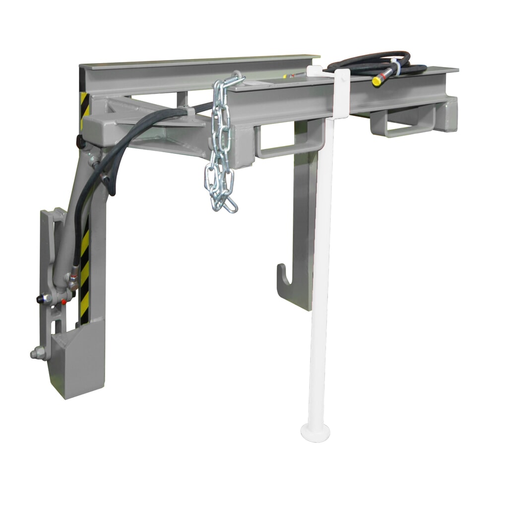 Produktabbildung: Traverse Typ BST-H für Bauer® stapelbare Kippbehälter, TK 1.500 kg, Volumen 0,7 m³, RAL 7005 mausgrau