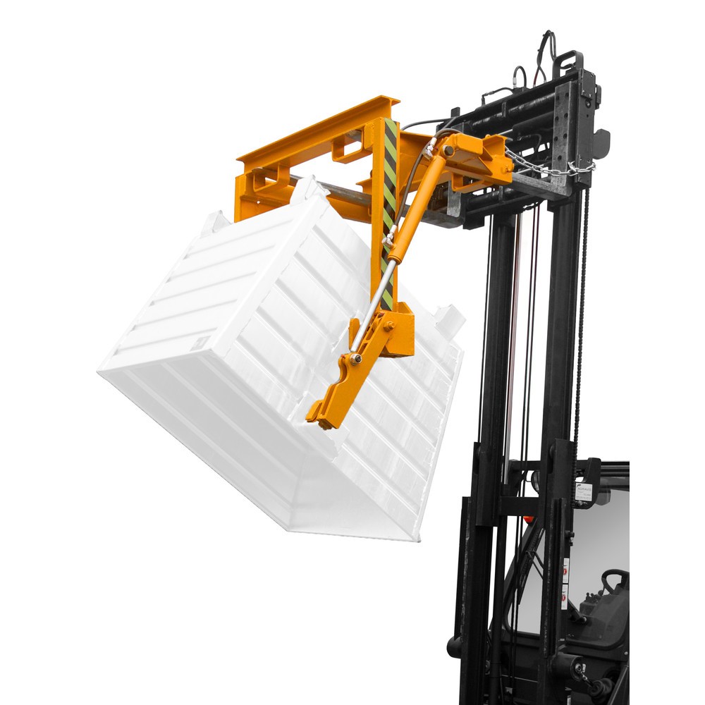 Produktabbildung Nr. 3: Traverse Typ BST-H für Bauer® stapelbare Kippbehälter, TK 2.000 kg, Volumen 0,9 m³, RAL 2000 gelborange