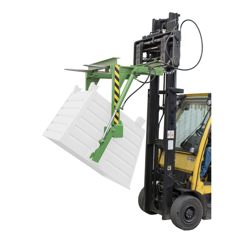 Produktabbildung Nr. 2: Traverse Typ BST-H für Bauer® stapelbare Kippbehälter, TK 2.000 kg, Volumen 0,9 m³, RAL 6011 resedagrün