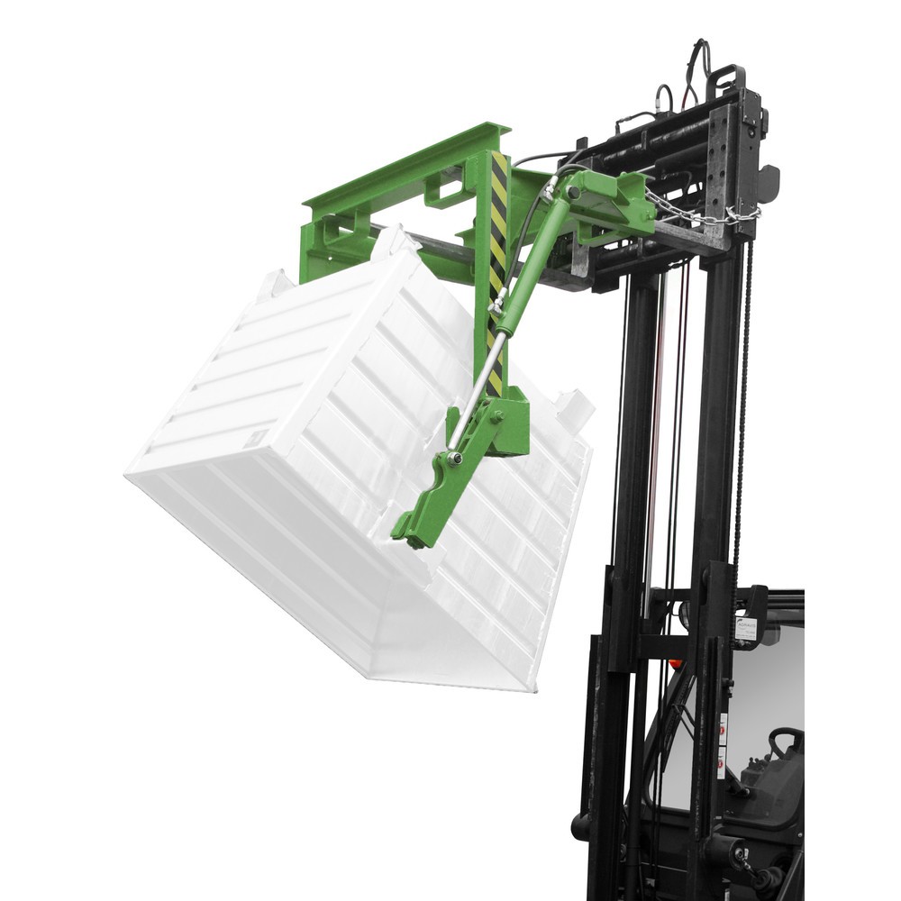 Produktabbildung Nr. 3: Traverse Typ BST-H für Bauer® stapelbare Kippbehälter, TK 2.000 kg, Volumen 0,9 m³, RAL 6011 resedagrün