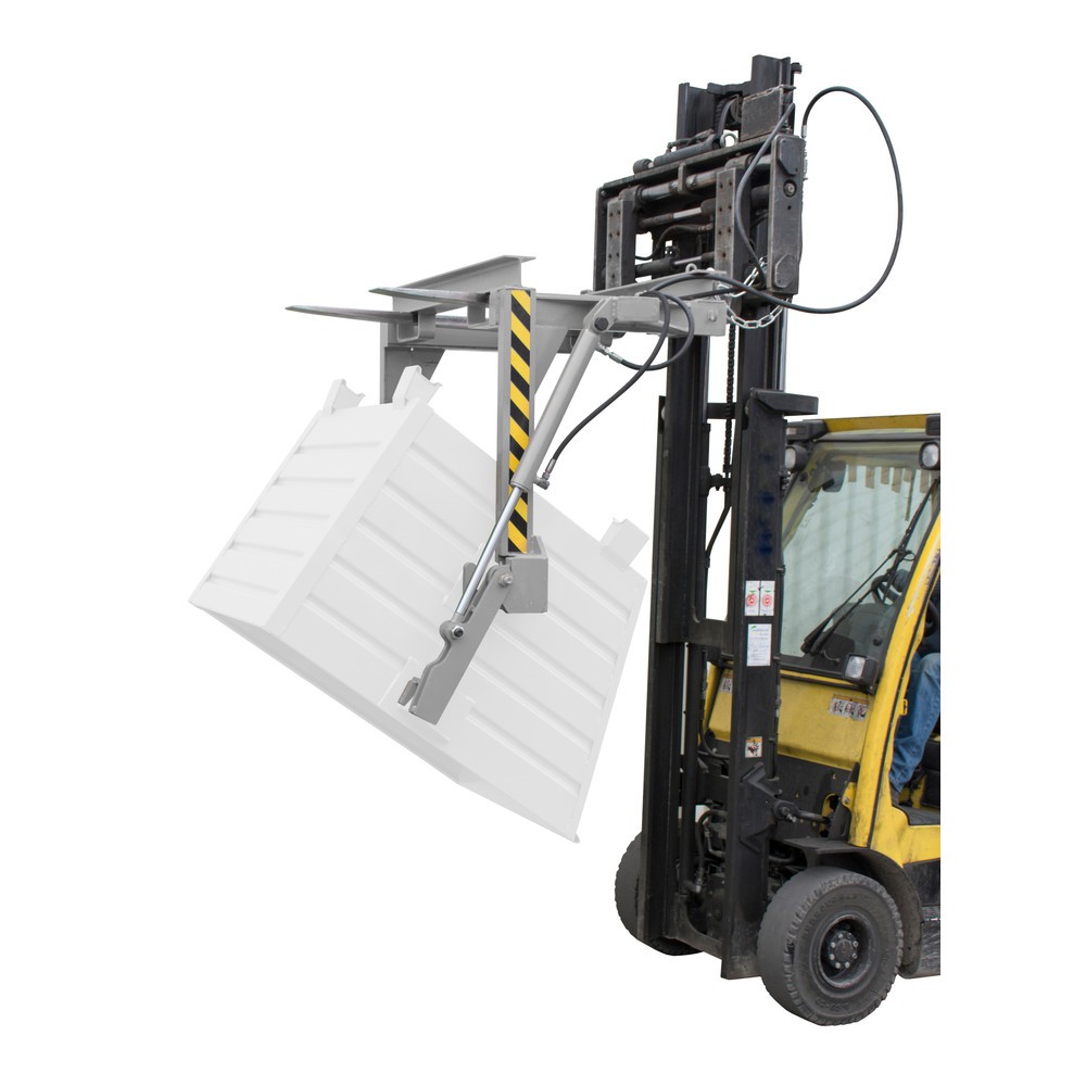 Produktabbildung Nr. 2: Traverse Typ BST-H für Bauer® stapelbare Kippbehälter, TK 2.000 kg, Volumen 0,9 m³, RAL 7005 mausgrau