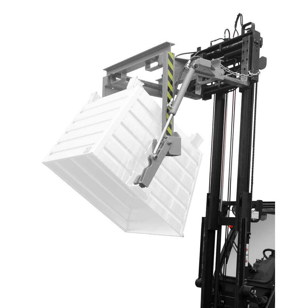 Produktabbildung Nr. 3: Traverse Typ BST-H für Bauer® stapelbare Kippbehälter, TK 2.000 kg, Volumen 0,9 m³, RAL 7005 mausgrau