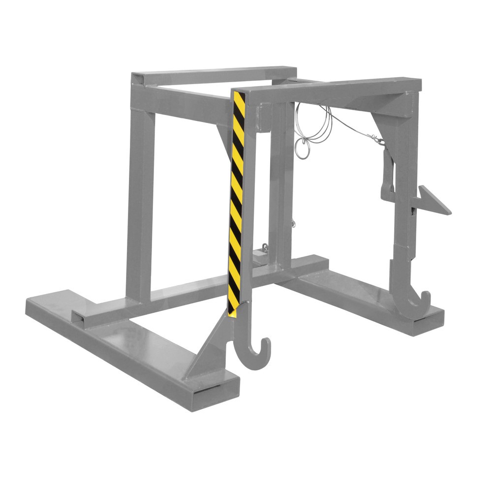 Produktabbildung: Traverse Typ BST-U für Bauer® stapelbare Kippbehälter, TK 1.000 kg, Volumen 0,55 m³, RAL 7005 mausgrau