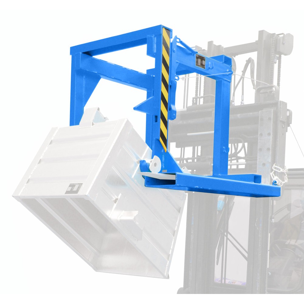 Produktabbildung: Traverse Typ BST-U für Bauer® stapelbare Kippbehälter, TK 500 kg, Volumen 0,3 m³, RAL 5012 lichtblau