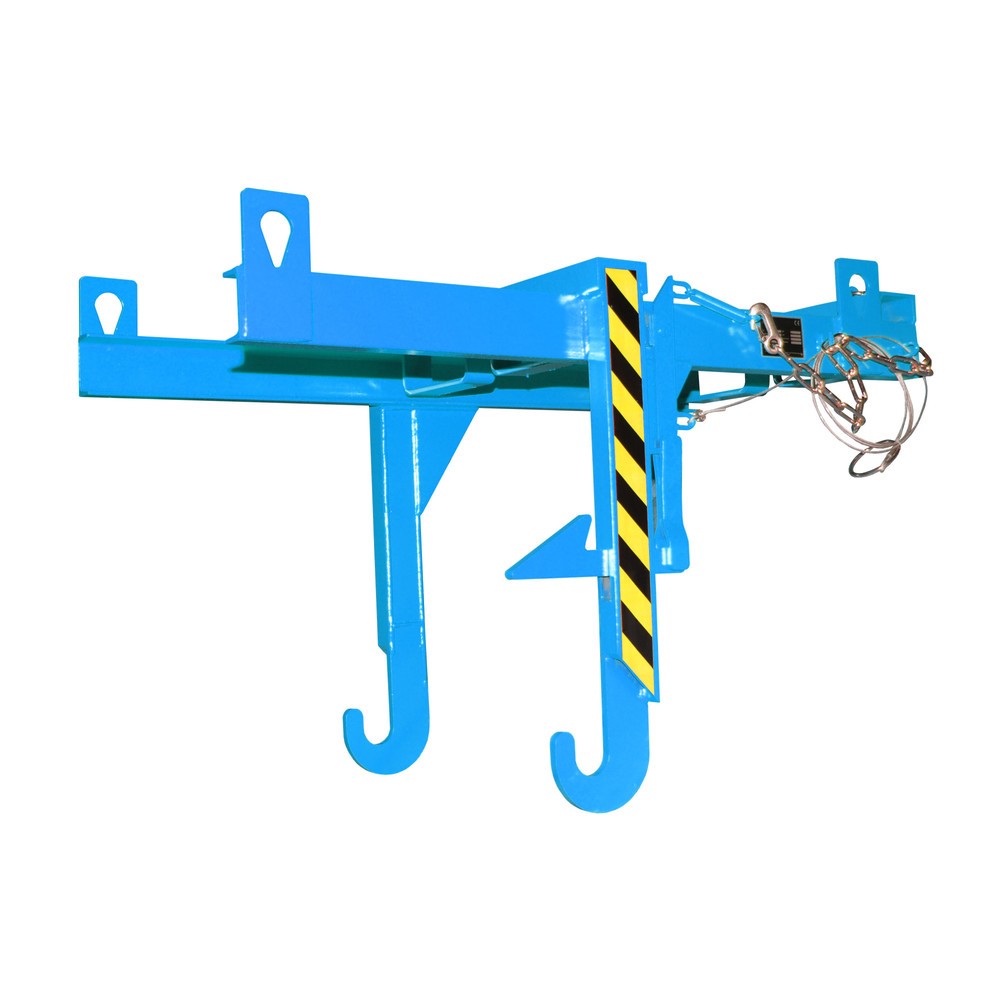 Illustration du produit: Traverse type BKT pour benne basculante empilables Bauer®, TK 500 kg, volumes 0,3 m³, bleu clair RAL 5012