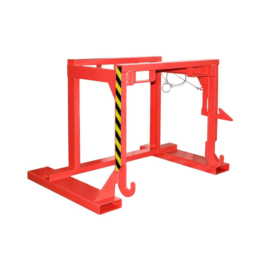 Illustration du produit: Traverse type BST-U pour benne basculante empilables Bauer®, TK 2 000 kg, volumes 0,9 m³, rouge feu RAL 3000