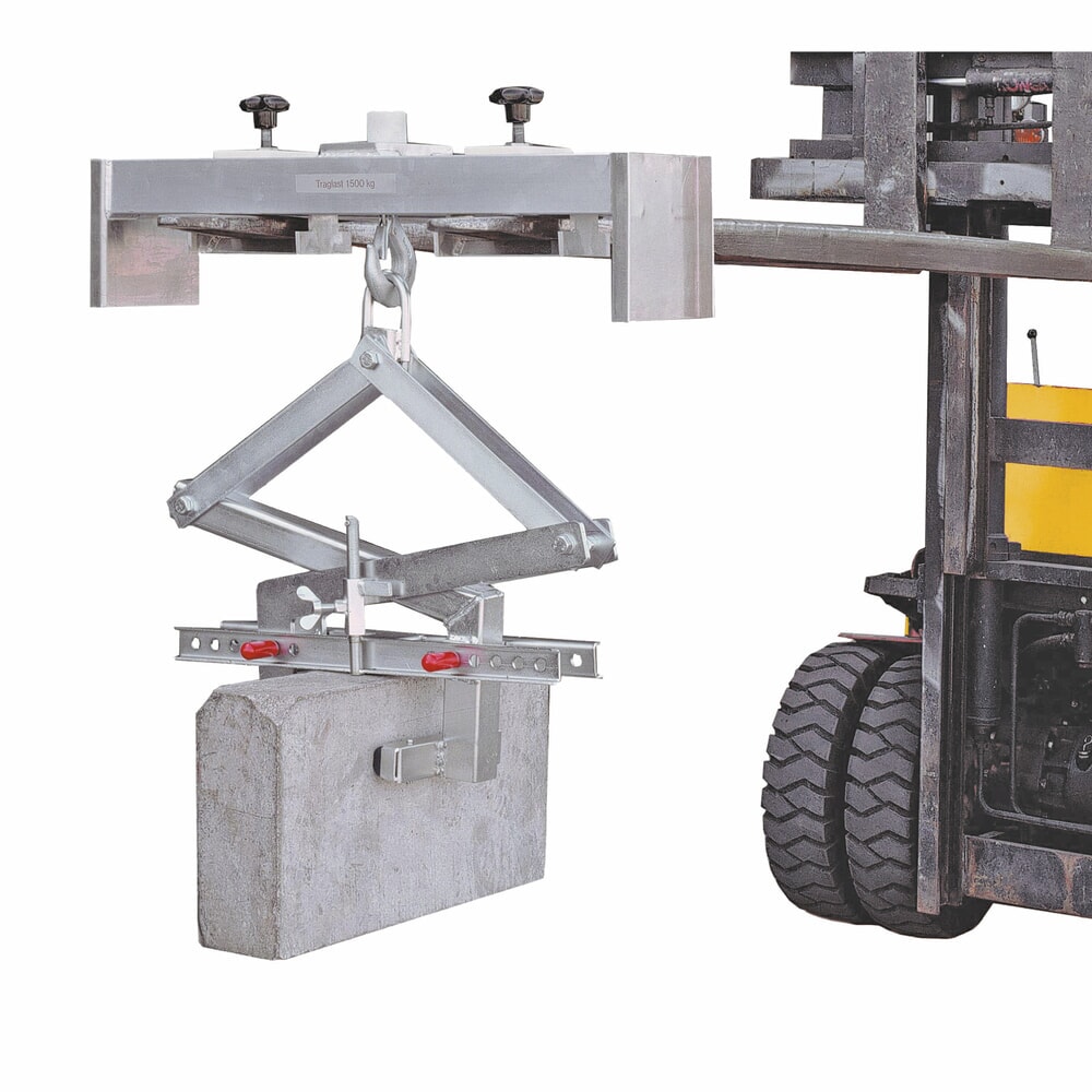 Número de imagen del producto 2: Travesaño de aluminio para carretillas elevadoras, capacidad de carga 3.000 kg