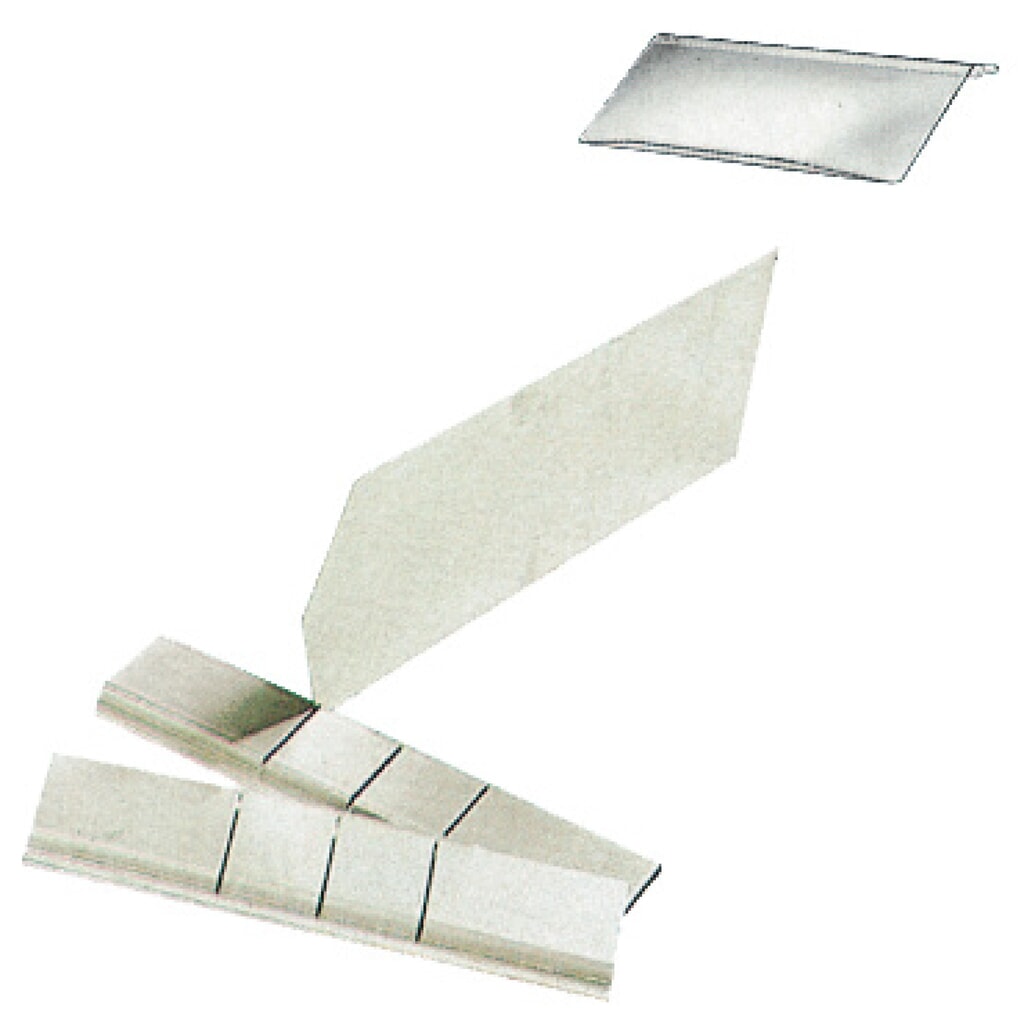 Trennwand aus Stahlblech für Sichtlagerkästen aus Polystyrol Produktabbildung: Trennwand aus Stahlblech für Sichtlagerkästen aus Polystyrol