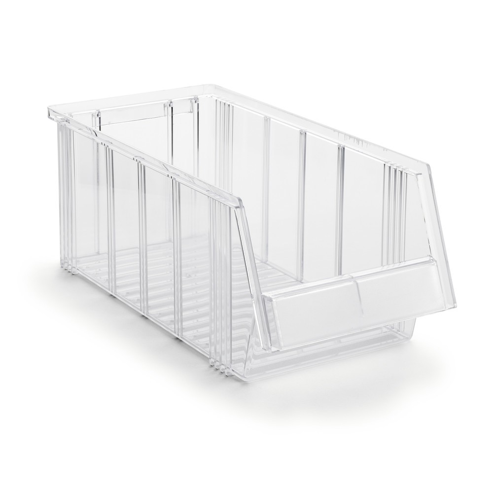 Produktabbildung: TRESTON Sichtlagerkästen, transparent, HxBxT 156 x 186 x 400 mm