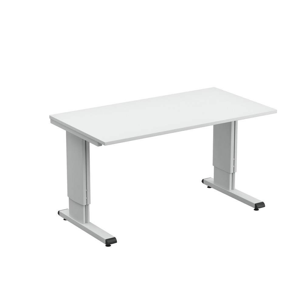 Produktabbildung: TRESTON WB-Arbeitstisch, ESD, manuell höhenverstellbar, BxT 1.500 x 800 mm