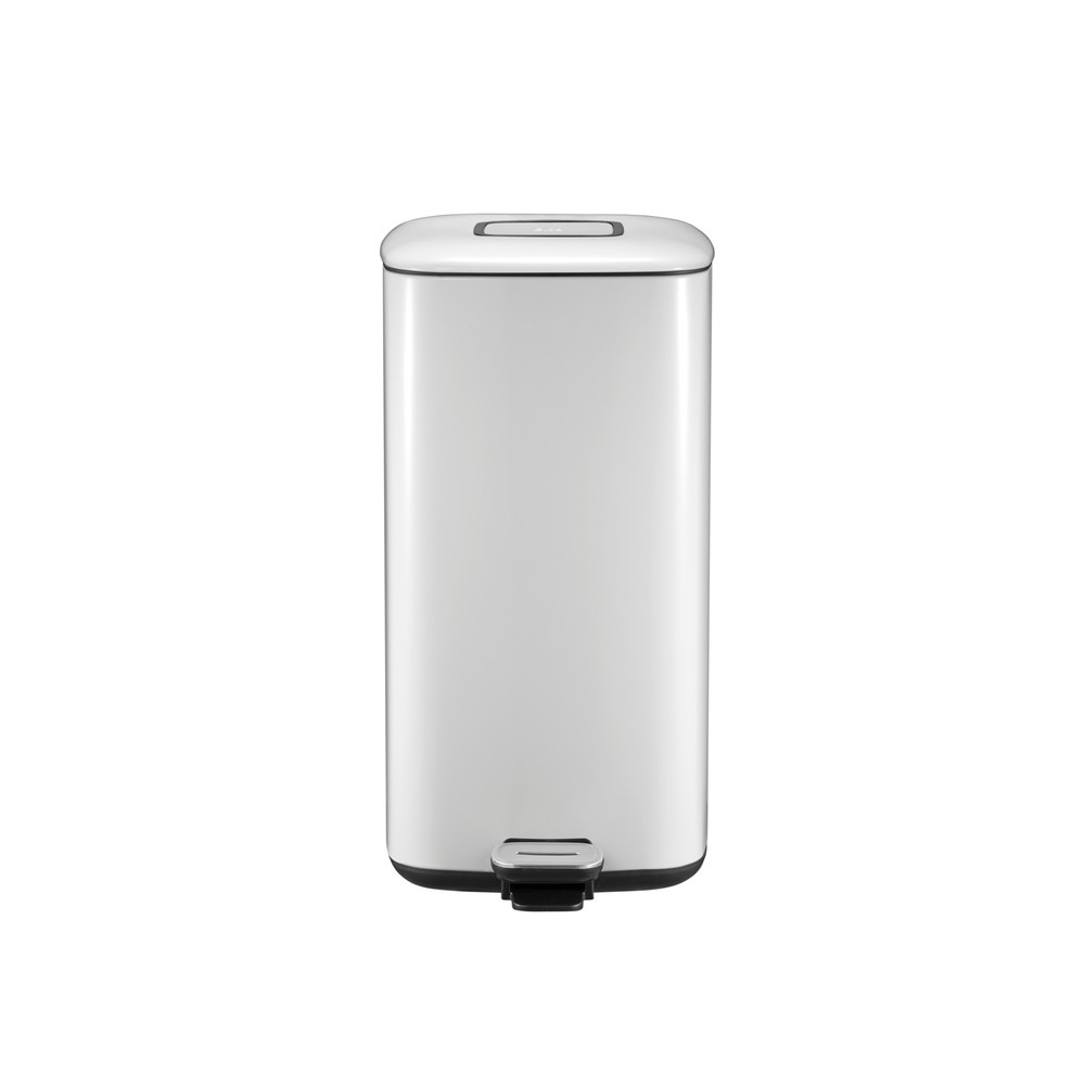 Produktabbildung Nr. 2: Tret-Abfalleimer Regent, 20 l, weiß