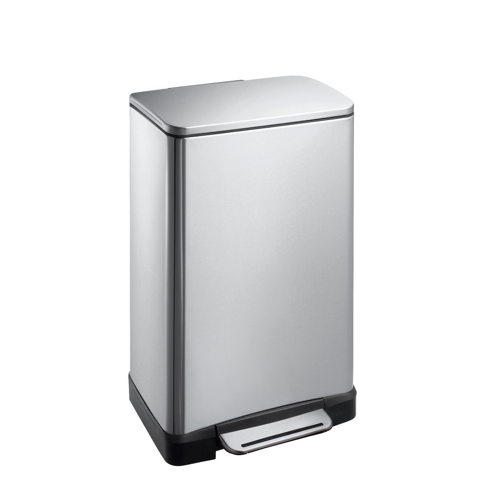Produktabbildung Nr. 1: Tret-Abfallsammler aus Edelstahl, 30 l, matt
