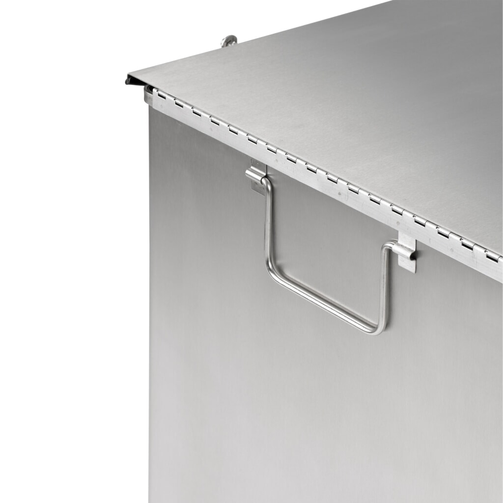 Produktabbildung Nr. 2: Tret-Abfallsammler Industrie, 45 Liter, Edelstahl