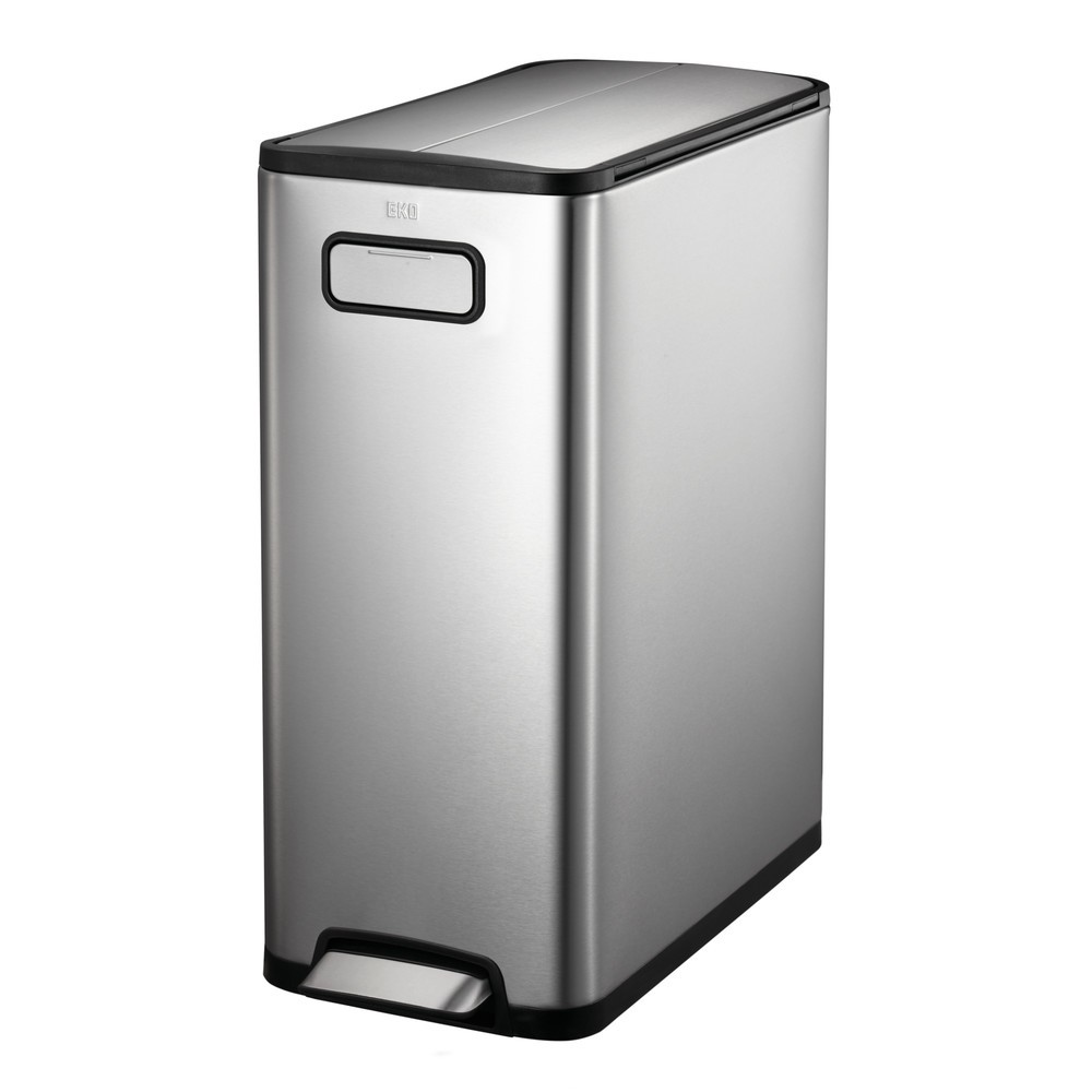 Produktabbildung Nr. 1: Tret-Abfalleimer, 45 l, Edelstahl matt