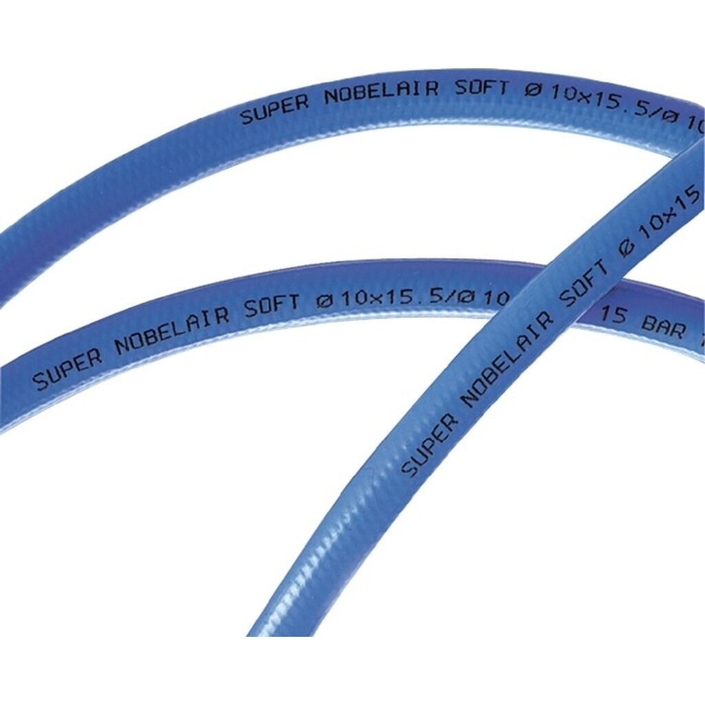 TRICOFLEX Druckluftschlauch Super Nobelair® Soft, Länge 50 m blau, Innen-Ø 6,3 mm Außen-Ø 11 mm Produktabbildung: TRICOFLEX Druckluftschlauch Super Nobelair® Soft, Länge 50 m blau, Innen-Ø 6,3 mm Außen-Ø 11 mm