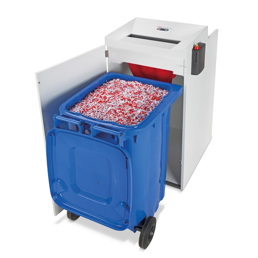 Número de imagen del producto 3: Trituradora de papel grande HSM Pure 740 max, volumen 240 litros, corte de partículas 1,9 x 15 mm