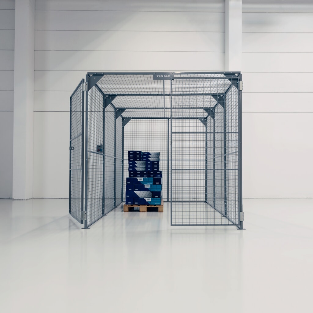 Produktabbildung Nr. 2: TROAX® Lagerbox , lackiert, HxBxL 2.200 x 2.200 x 1.200 mm