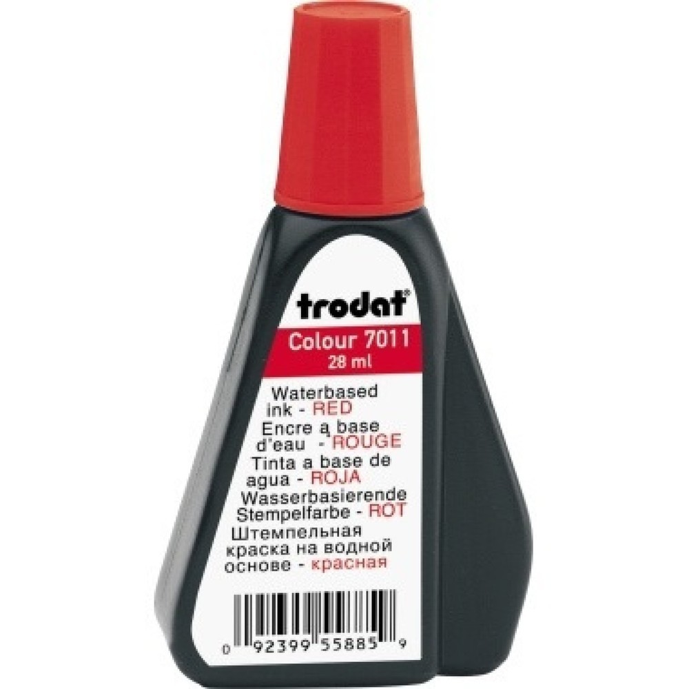 Produktabbildung: trodat Stempelfarbe 517011021 28ml rot
