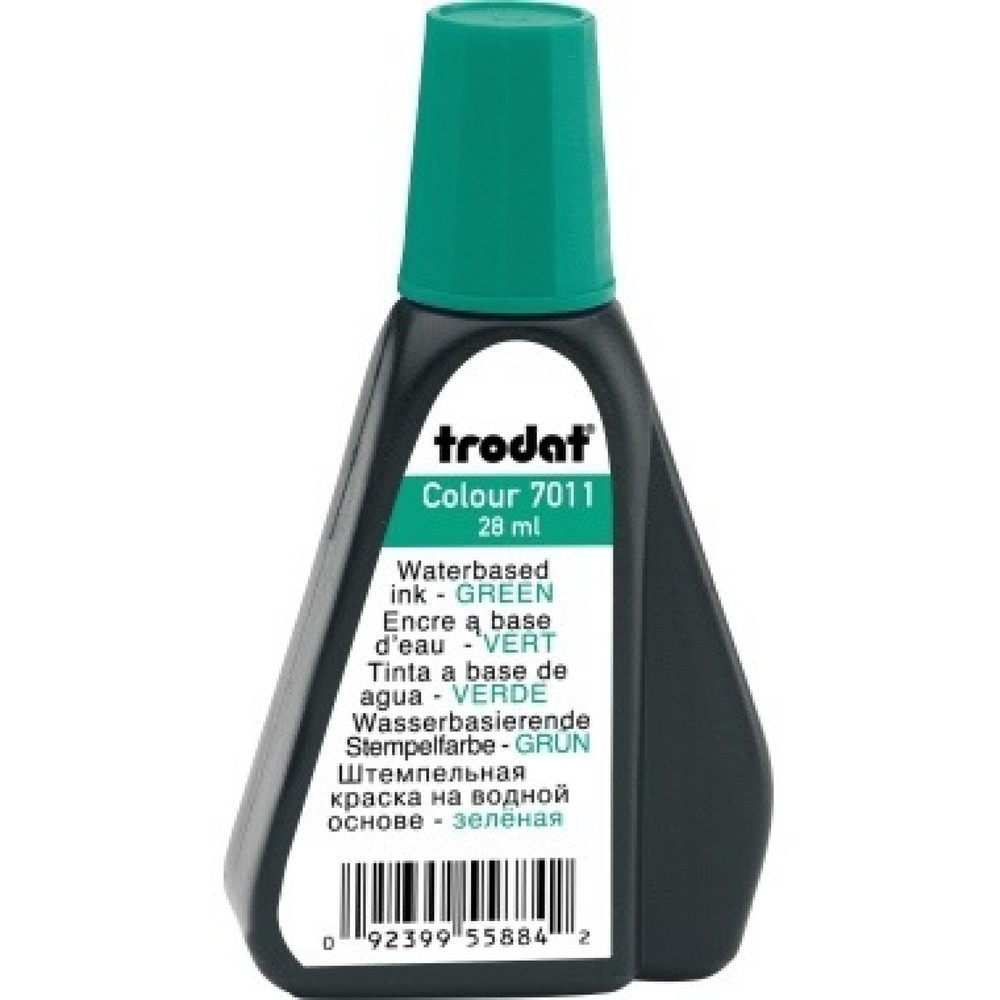 Produktabbildung Nr. 1: trodat Stempelfarbe 517011041 28ml grün
