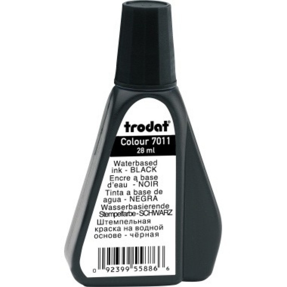 Produktabbildung Nr. 1: trodat Stempelfarbe 517011011 28ml schwarz