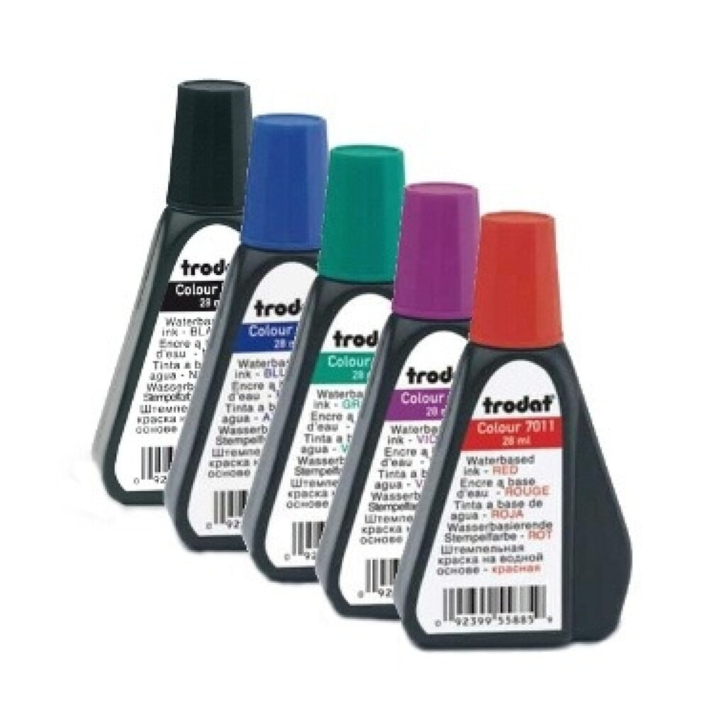 Produktabbildung Nr. 2: trodat Stempelfarbe 517011021 28ml rot