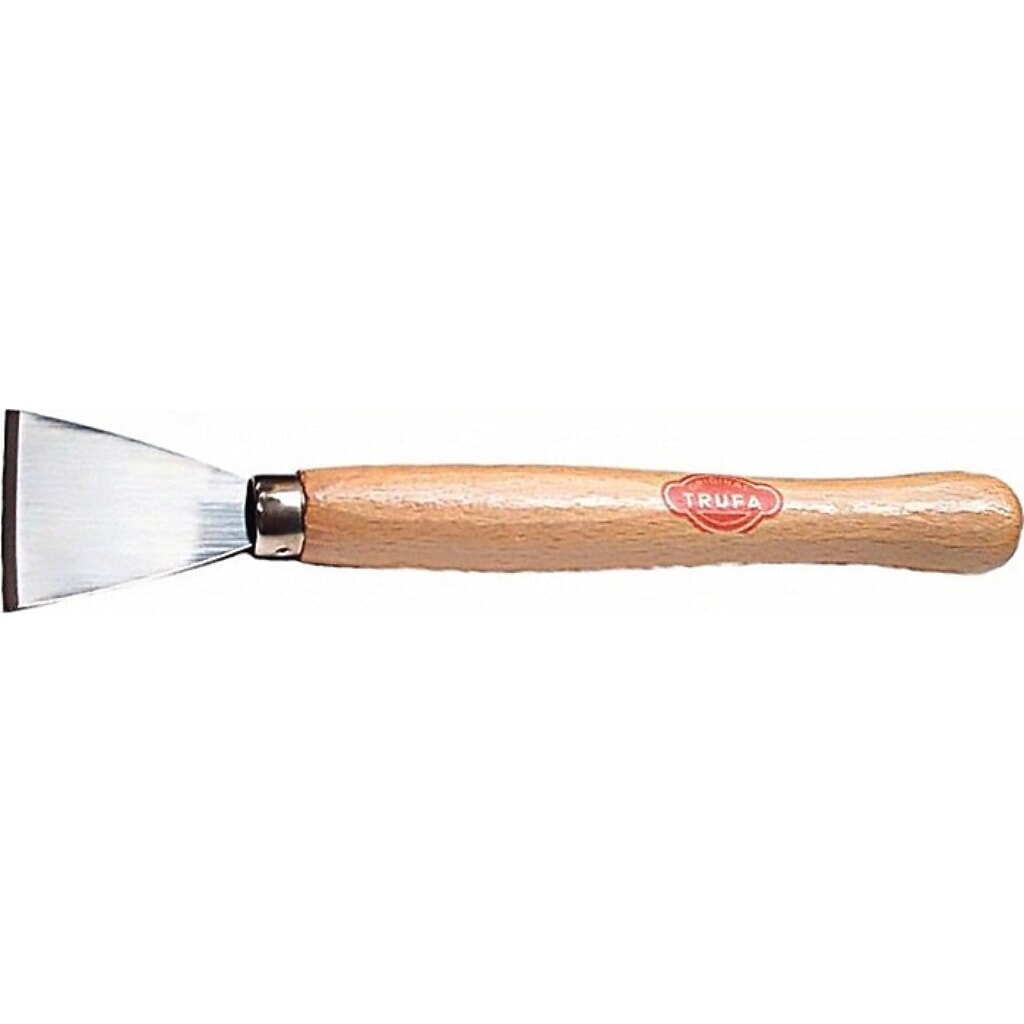 TRUFA Entrostungsspachtel, fein poliert Holz rund, Breite 50 mm Produktabbildung: TRUFA Entrostungsspachtel, fein poliert Holz rund, Breite 50 mm