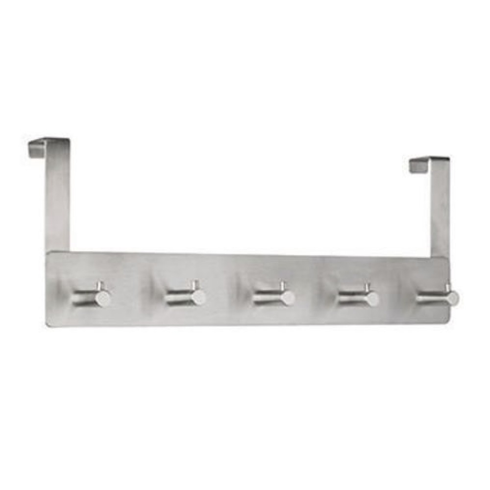 Produktabbildung: ALCO Türgarderobe 2840 13,5x7,5x35cm Metall silber