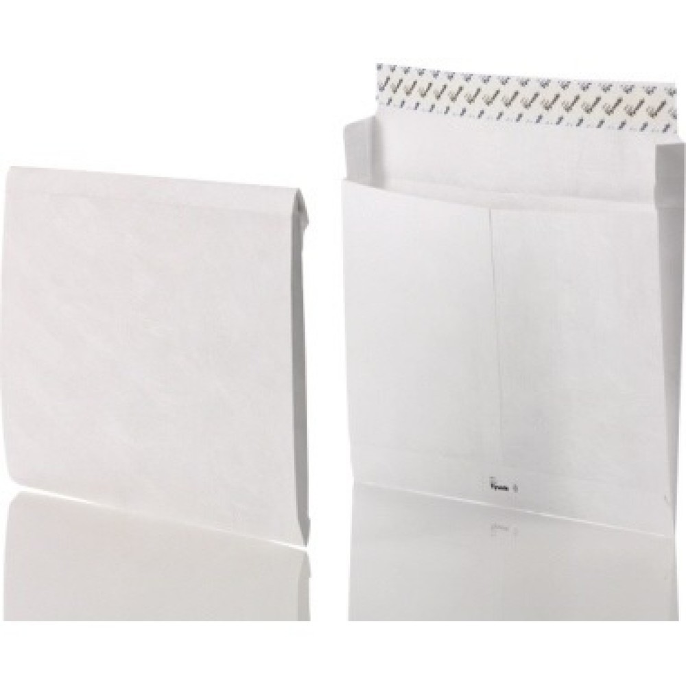Produktabbildung: Tyvek Ordnerfaltentasche 00067158 326x318x68mm weiß