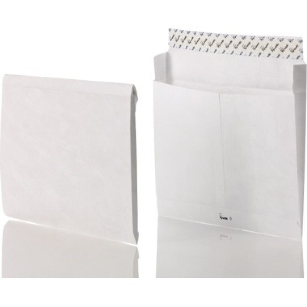 Produktabbildung: Tyvek Ordnerfaltentasche 00067158 326x318x68mm weiß