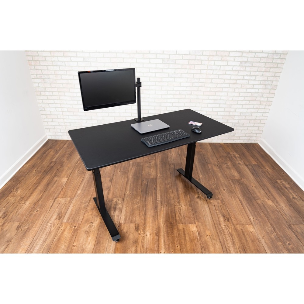 Zdjęcie produktu nr 5: Uchwyt monitora na 1 monitor, z funkcją pochylenia i obrotu, czarny