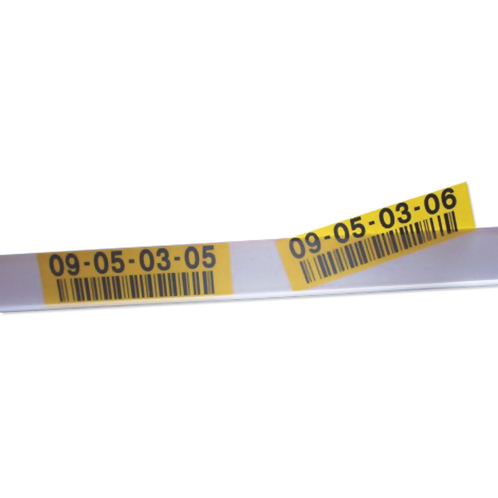 Zdjęcie produktu: Uchwyt na etykiety, samoprzylepny, wys. x szer. 33 x 100 mm, przezroczysty