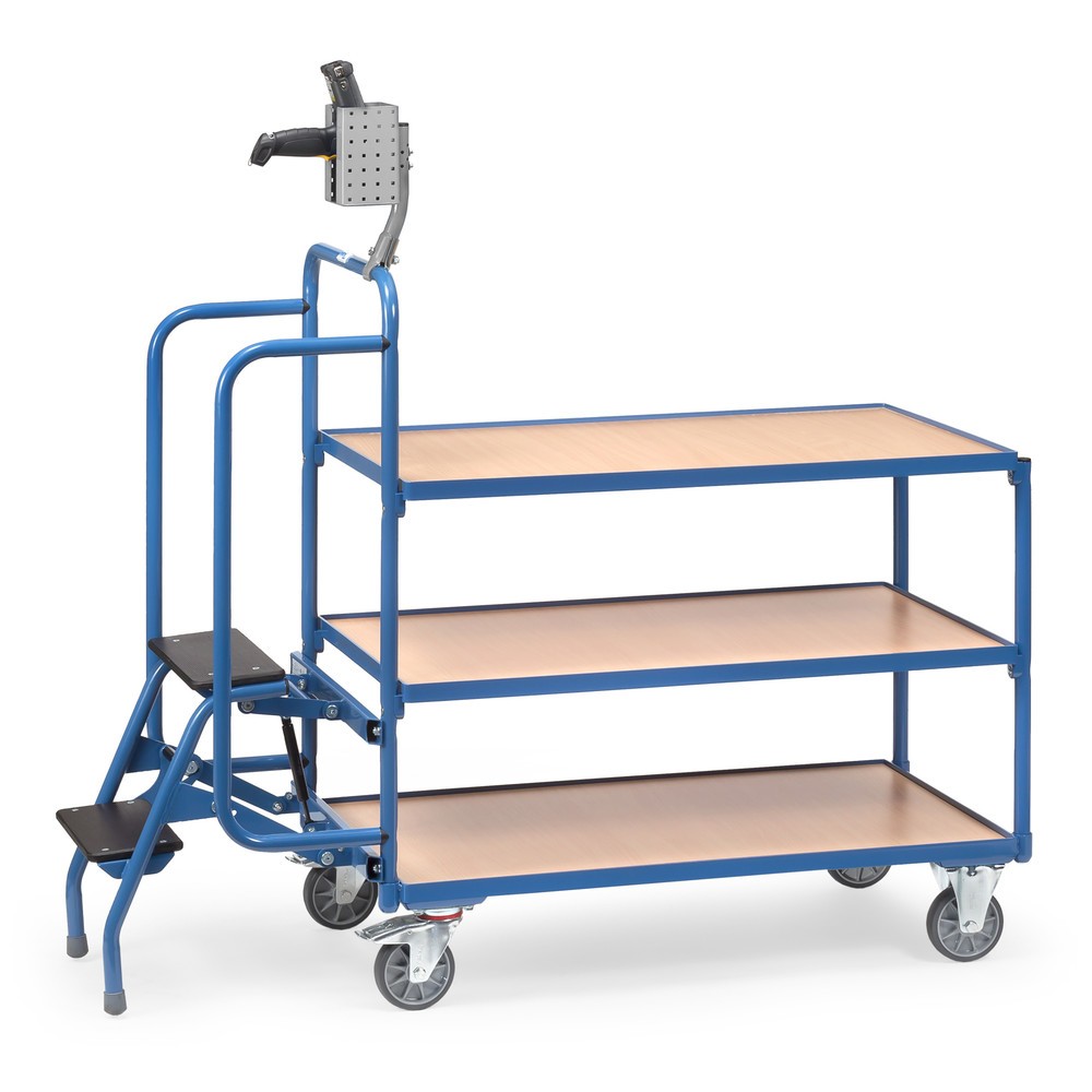 Zdjęcie produktu nr 4: Uchwyt na skaner do wózka do kompletacji fetra®, wys. x szer. x gł. 150 x 120 x 87 mm