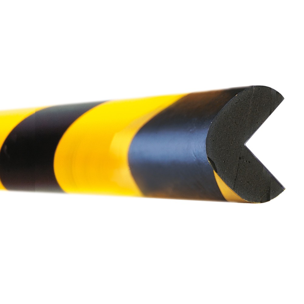 Obrázok výrobku: Ochrana proti nárazu pre hrany MORAVIA, magnetická, polkruhová, v × š 30 × 30 mm, dĺžka 1 m