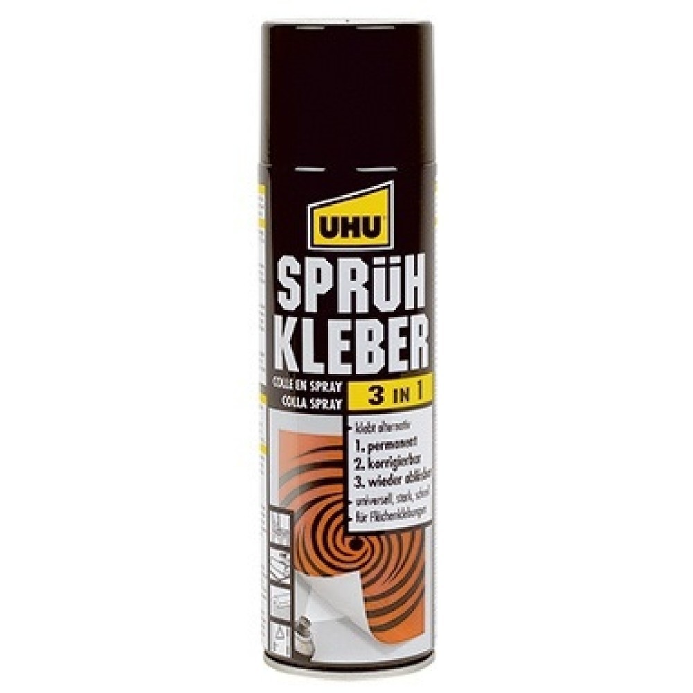 Produktabbildung: UHU Sprühkleber 3 IN 1 48905 500ml
