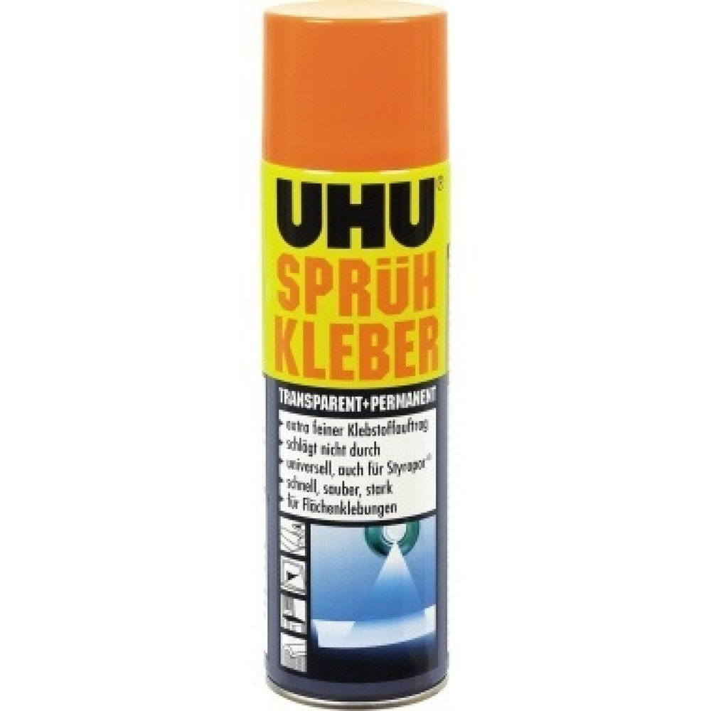 Produktabbildung: UHU Sprühkleber 46745 500ml Dose transparent