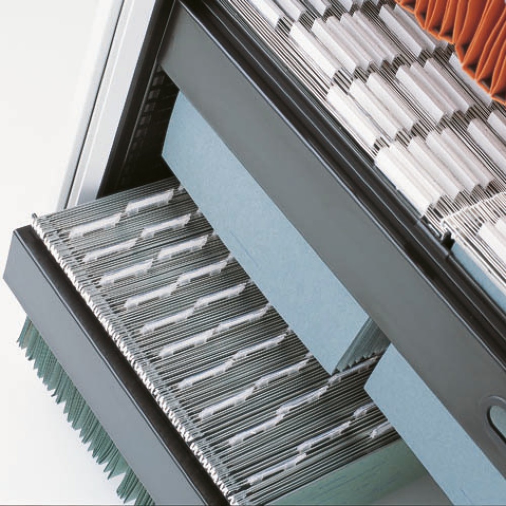 Product afbeelding: Uitschuifbaar frame voor rolluikkast BISLEY, breedte 800 mm, zwart