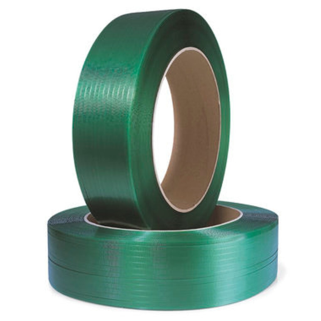 Produktabbildung: Umreifungsband aus PET,  12,7 mm x 2.500 lfm., Kern-Ø 406 mm, Stärke: 0,60 mm, grün