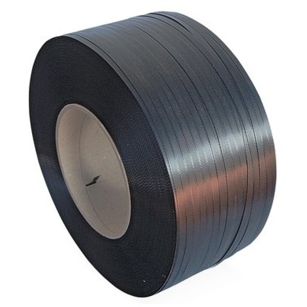 Umreifungsband aus PP für Paletten-Umreifungsmaschine TP-502 MV, 16 mm x 2.000 lfm., Kern-Ø 200 mm, Stärke 0,73 mm, 2 Stk/VE Produktabbildung: Umreifungsband aus PP für Paletten-Umreifungsmaschine TP-502 MV, 16 mm x 2.000 lfm., Kern-Ø 200 mm, Stärke 0,73 mm, 2 Stk/VE
