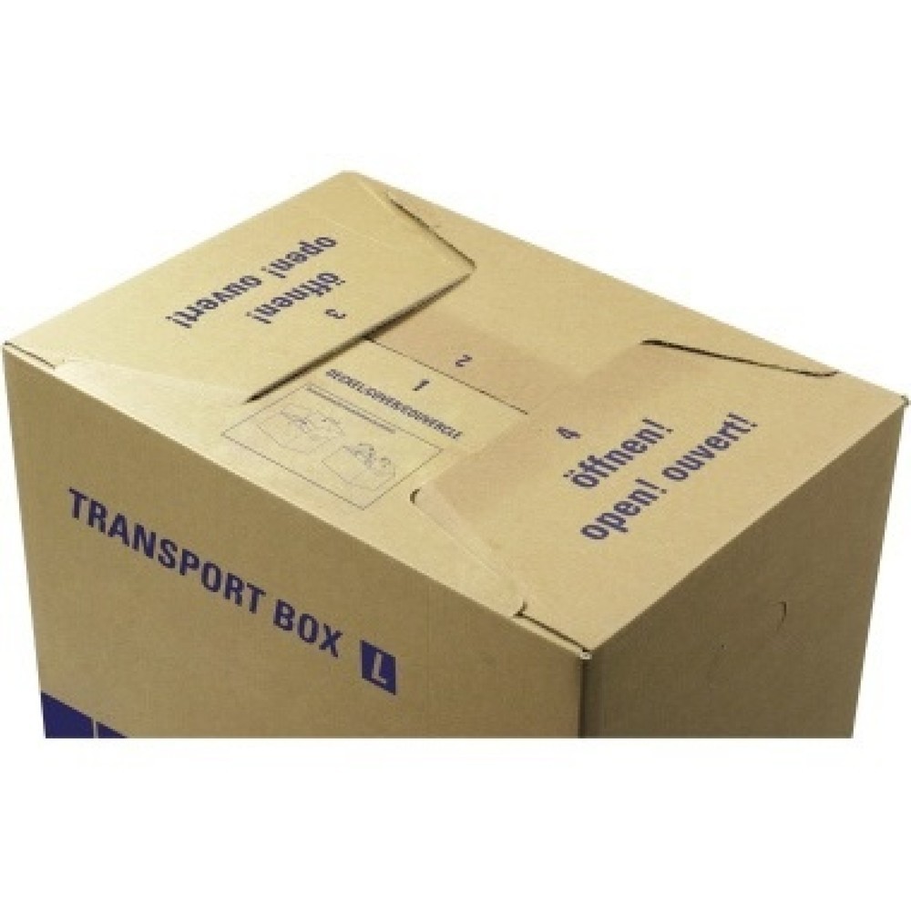 Produktabbildung Nr. 4: tidyPac Umzugskarton Transportbox XL TP110.002 68x35,5x35cm braun