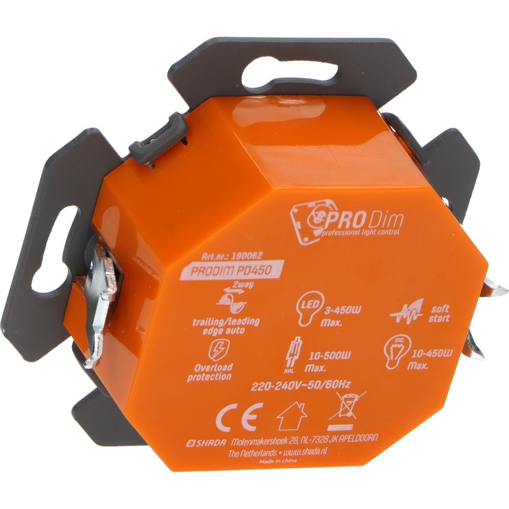 Produktabbildung Nr. 3: Universal-Dimmer - 500W - Auto-Phasenanschnitt-/Phasenabschnittsteuerung - 2-Draht-Systeme