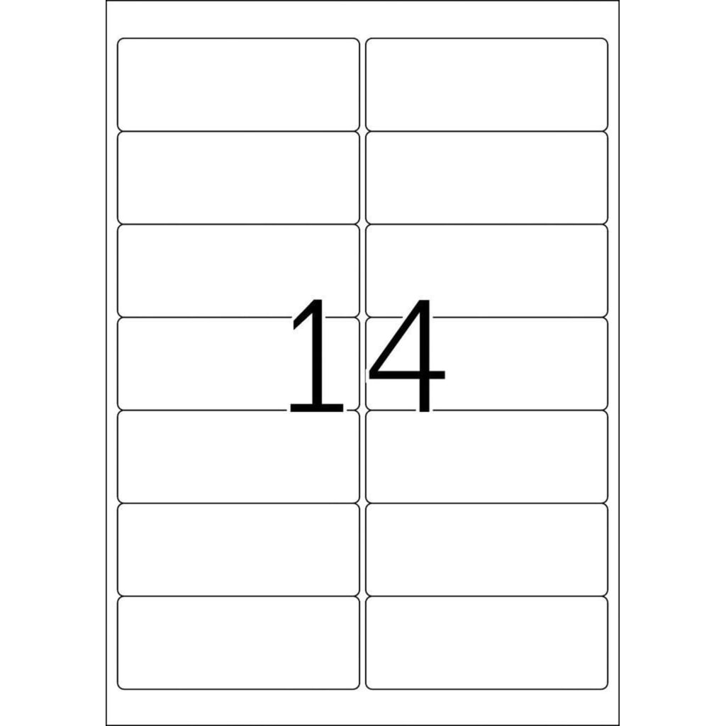 Produktabbildung Nr. 4: HERMA Superprint-Etiketten 4678 99,1x38,1mm weiß 1.400 St./Pack
