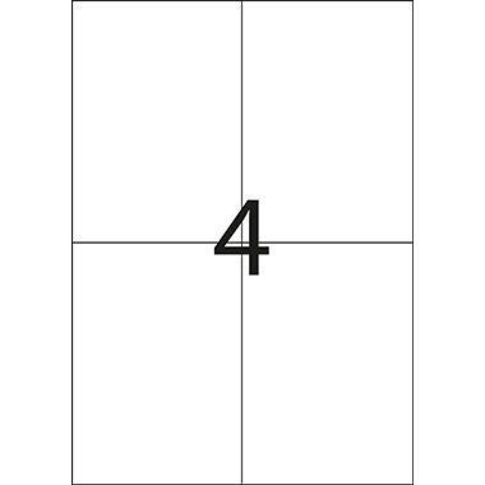 Produktabbildung Nr. 2: Etikett 99,1x139,0mm SuperPrint 400Et 100Bl 4Et Bl LaserInkCopy
